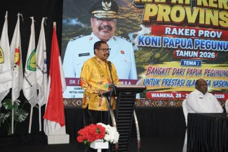 The Papua Mountains KONI Targets Developing Superior Athletes, Prioritizing 32 Sports