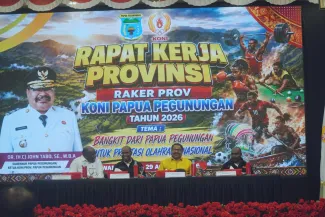 The First Regional Working Meeting of the Papua Mountains KONI, a Moment to Build Sports Strength from the Papuan Mountains