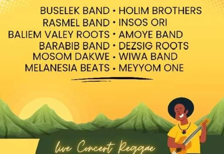 The 10th Papua Reggae Festival is held in Wamena, with the Nies World Foundation fully supporting Papuan artists.