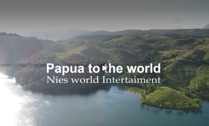 Tim Nies World Entertainment Siapkan Panggung Peluncuran Pilkada KPU di Kota Kenyam, Nduga