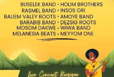 The 10th Papua Reggae Festival is held in Wamena, with the Nies World Foundation fully supporting Papuan artists.